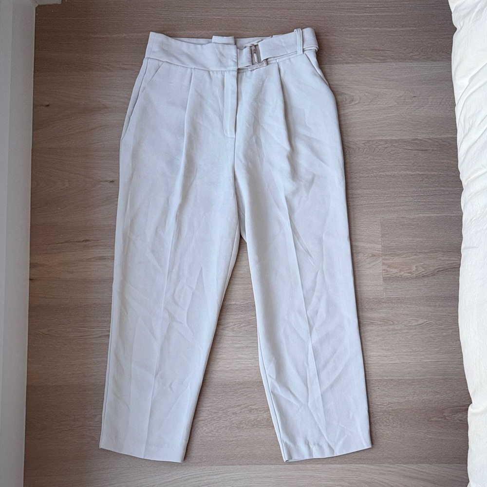 Topshop Cream Trousers